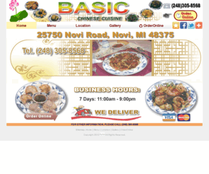 basicchinesecuisine.com: Basic Chinese Cuisine - Novi - MI - 48375 - Chinese - Online Food Delivery Catering in Novi
Order Chinese Food Delivery Catering Online from Basic Chinese Cuisine, Best Chinese Delivery Catering in Novi, MI.