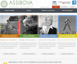 assibova.com: Assicurazione Assibova
Agenzia specializzata nella comercializzazione di servizi assicurativi innovativi, rivolti al mondo istituzionale e alla clientela retail e private.