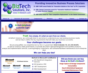 4biztech.com: BizTech Solutions, Inc. |  Providing Innovative Business Process Solutions
Providing Innovative Business Process Solutions