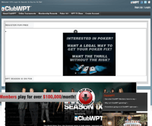 club-wpt.com: ClubWPT | Never Lose a Dime Playing Poker, Guaranteed