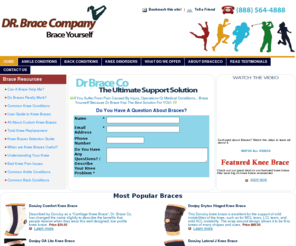 drbraceco.com: Dr Brace Company | Buy DonJoy Knee Braces, Braces for Sports Injuries | Online Knee Braces | Brace Company Is Here To Support You!
Has the pain you are experiencing started a long time ago, or did you injure yourself recently? If so, what is the mechanism of injury? These are great questions for you to consider, if you are looking for a knee brace.