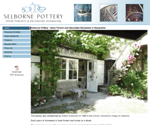 selbornepottery.co.uk: Selborne Pottery - Home
Selborne Pottery. Hand thrown and decorated stoneware in Hampshire.