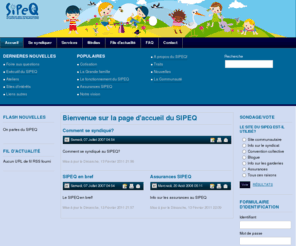 sipeq-csq.org: Bienvenue sur la page d'accueil du SIPEQ
Le SIPEQ, le syndicat des intervenantes en petite enfance du Québec