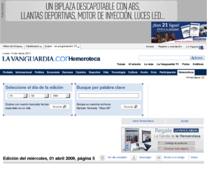 victorvicens.com: Edición del miércoles, 01 abril 2009, página 5 - 

Hemeroteca - Lavanguardia.es
Previsualiza el ejemplar de La Vanguardia - Hemeroteca - Lavanguardia.es