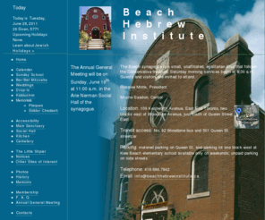 beachsynagogue.com: Beach Hebrew Institute  Home
