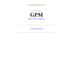 countryhotel.info: countryhotel.info - A new site project by GPM
GPM provide network and internet solutions as well as domain names and web design for our business and corporate customers.