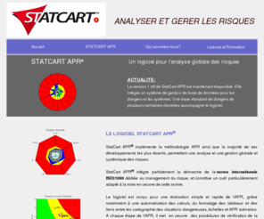 statcart.com: StatCart APR: logiciel pour l'Analyse Préliminaire des Risques
Logiciels pour l'analyse et la gestion des risques