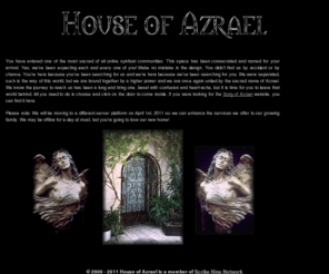 booksofazrael.com: House of Azrael
House of Azrael Welcomes The Song of Azrael