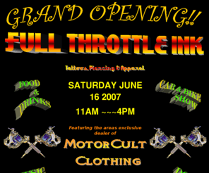 topgeartattoo.net: GRAND OPENING
GRAND OPENING