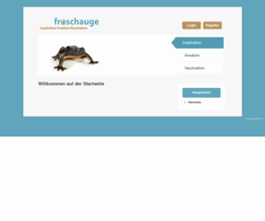 froschauge.com: Willkommen auf der Startseite
Joomla! - dynamische Portal-Engine und Content-Management-System