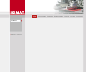 isimat.de: Siebdruckmaschine
ISIMAT - der kompetente Hersteller von qualitativ hochwertigen Siebdruckmaschinen für den Körperdruck. Was immer Sie bedrucken, wir haben die richtige Siebdruckmaschine dazu.