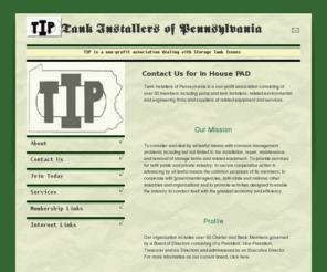 tip-pa.com: About TIP
TIP is a non-profit association acting as liaison between tank handling companies and local and federal government