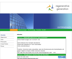 solar-tankstelle.com: Regenerative Generation GmbH - Unternehmen
Solaranlagen