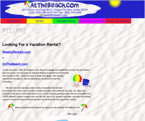 atthebeach.com: AtTheBeach.com
Leader in
weeky rentals and beach area sales!