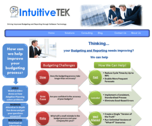 intuitivetechnologiesllc.com: Intuitive Technologies - solutions for Budgeting, Planning and Reporting
Adaptive Planning Software for Budgeting, Reporting, Business Intelligence, Modeling, and Collaboration 