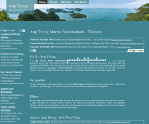 ang-thong.com: ANG THONG MARINE NATIONALPARK - Thailand
Der Ang Thong Marine Nationalpark im Golf von Thailand. 42 traumhafte Inseln liegen verstreut im kristallklaren Wasser.