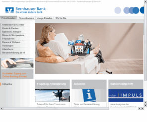bernhauserbank.com: Bernhauser Bank
Die etwas andere Bank