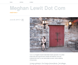 meghanlewit.com: Meghan Lewit Dot Com
