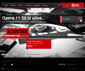 opera-foundation.com: Opera browser | Faster & safer internet | Free download
Opera offers free and easy to download Web browsers for computers, mobile phones and devices. Share our passion for technology, and download an Opera browser today.