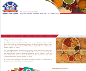 primerosefoods.com: The famous curry powder and masala manufacturer in india, welcome to prime rose curry powder, prime rose curry powder is manufactured by cochin condiments, thodupuzha, idukki district, kerala, south india, india..
