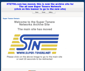 supertenere.net: Super Tenere Owners
XTZ750.com - Archive site for WWW.SUPER-TENERE.NET
International Super Tenere Owners Network Site for the Yamaha XTZ750 and XT1200z adventure motorcycle