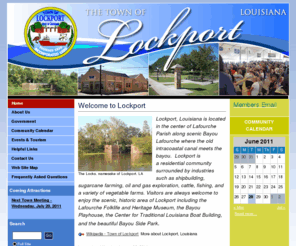 townoflockport.com: Lockport, LA 
Welcome to Lockport