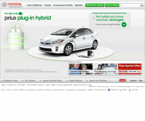 toyota-usa.com: Toyota Cars, Trucks, SUVs & Accessories
Official Site of Toyota Motor Sales - Cars, Trucks, SUVs, Hybrids, Accessories & Motorsports.