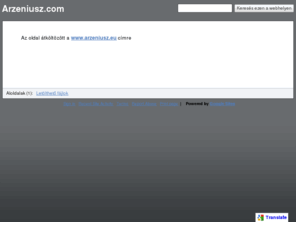 arzeniusz.com: Arzeniusz.com
Főoldalak