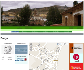 berge.com.es: Berge (Teruel)
Web no oficial de Berge, pueblo de la provincia de Teruel (Aragón), en la comarca del Bajo Aragón, situado a una altitud de 718 metros, en el que destaca el embalse de Gallipuen sobre el río Guadalopillo y Torre Piquer