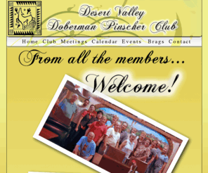 dvdpc.org: DVDPC | Home
Desert Valley Doberman Pinscher Club