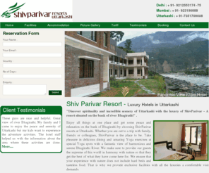 shivparivarresorts.com: Home | Shiv Parivar Resorts - Chardham, Gomukh trek, Tapovan trek, Gangotri, Uttarkashi
The Sole attraction of Uttarkashi includes Vishwanath Temple, Shakti Temple, Govind National Park, Maneri, Gangnani, Har Ki Dun, Dayara Bugyal, Harsil and so on. Shivparivar Resorts, Chardham, Gomukh trek, Tapovan trek, Gangotri in Uttarkashi.