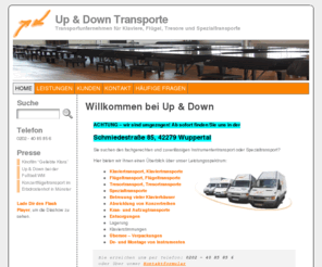 up-down.de: Up & Down Transporte
Transportunternehmen für Klaviere, Flügel, Tresore und Spezialtransporte