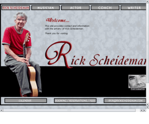 rickscheideman.com: Rick Scheideman
This site provides contact and information with the artistry of Rick Scheideman.