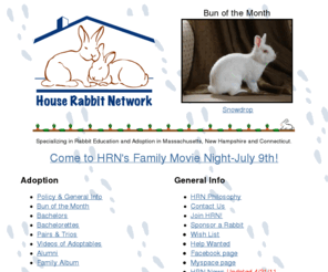 rabbitnetwork.org: House Rabbit Network
The House Rabbit Network is a non-profit
organization devoted to sheltering, adopting and educating the general public about pet rabbits.