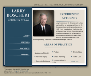 boschertlaw.com: Boschert Law - About
Larry Boschert Attorney at Law