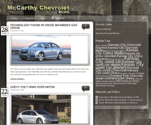 mccarthychevroletblog.com: Olathe Chevrolet Dealership | McCarthy Chevrolet Blog
McCarthy Chevrolet blog offers the latest news, reviews, videos and test drives for all of the newest Chevrolet models.