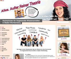 reiner-theorie.de: Hochschulen für Angewandte Wissenschaften in Baden-Württemberg - Studieren mit Zukunft
Hochschulen für Angewandte Wissenschaften in Baden-Württemberg - Home