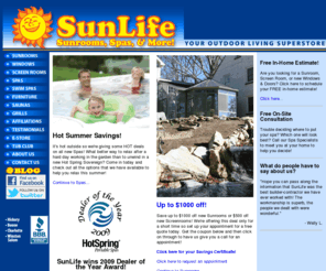 sunlifesunrooms.com: SunLife Sunrooms and Spas
