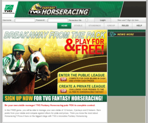 tvgfantasy.com: TVG Fantasy Horseracing: Home
