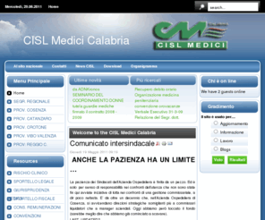 cislmedical.it: Welcome to the CISL Medici Calabria
CISLMEDICAL - il sito della CISL medici calabrese