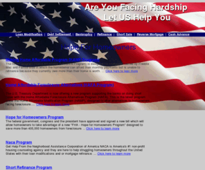 hopeforhomeownerz.com: Hope for Homeowners Program | Making Home Affordable Loan Modification | HAMP | HAFA | HARP Program
If you are facing financial hardship and struggling to make your mortgage payments. Now there are options to help you with your mortgage such as making home affordable program, hope for homeowners program, home affordable foreclosure alternatives,HAMP program, HAFA program, HARP program,NACA program and many other program.