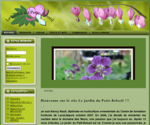 jardindupetitbeloeil.com: Le Jardin du Petit-Beloeil est un centre horticole avec services d'aménagement et entretien de plate-bande,consultation et ou vous trouverez vivaces,arbustes,annuelles et engrais.
Le Jardin du Petit-Beloeil est un centre horticole avec services d'aménagement et entretien de plate-bande,consultation et ou vous trouverez vivaces,arbustes,annuelles et engrais.