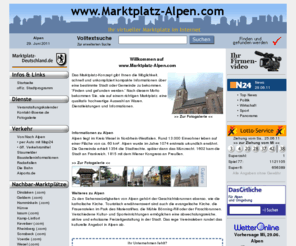 marktplatz-alpen.com: Herzlich willkommen auf dem virtuellen Marktplatz von Alpen
Informationen über 46519 Alpen und die Gewerbetreibenden in Alpen