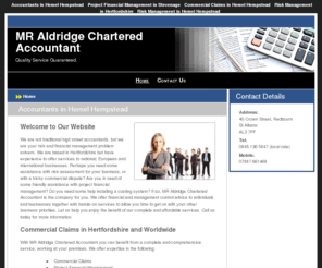 mraldridgecharteredaccountant.com: Accountants in Stevenage : MR Aldridge Chartered Accountant
For accountants in Stevenage or accountants in Hemel Hempstead, please get in touch with us today.