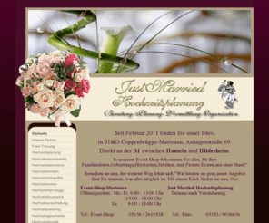 just-married-hochzeitsplanung.com: just-married-hochzeitsplanung
Sie heiraten und suchen eine Hochzeitsplanerin in Hannover-Hildesheim-Celle. Wir gestalten Ihre Traumhochzeit. Besuchen Sie uns im Event-Shop Marienau