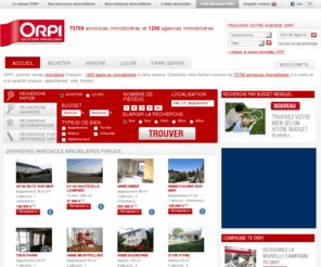 orpientreprises.biz: Immobilier, agences immobilières Orpi - Petites annonces immobilières
Annonces immobilières, agence immobiliere. ORPI, 1er réseau français d'agences immobilières propose ses annonces immobilières de location, vente, achat de maison, appartement, studio, garage, ... Système alerte mail pour vos annonces.