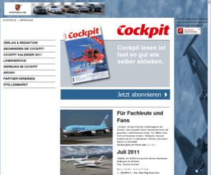 cockpit.aero: Cockpit - das führende Aviatikmagazin der Schweiz
Im Magazin Cockpit lesen Sie monatlich einen Querschnitt durch die gesamten Luftfahrtthemen in der Schweiz und weltweit.