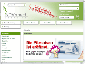 diabetiker-apotheken.org: Ihre preiswerte und sichere Internetapotheke
Internetapotheke, Apotheke, Medikamente, Aspirin, Sonnenschutz, Gesundheit