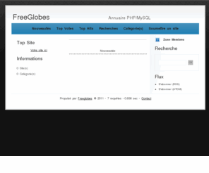 automotive-portal.com: FreeGlobes
Annuaire PHP/MySQL