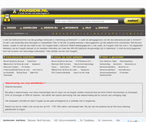 faxgids.nl: U vind het wel met Faxgids.nl
telefoonboek, adressen, bedrijfsinformatie, bedrijven
